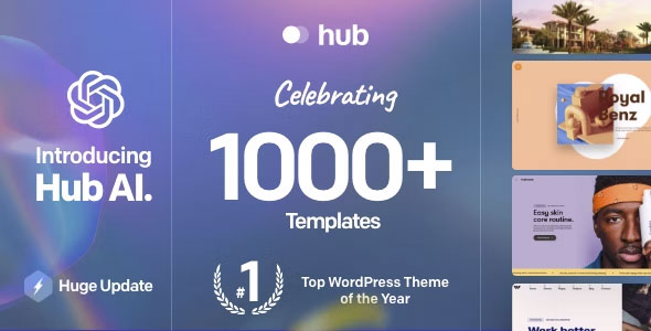 Hub - Responsive Multi-Purpose WordPress Theme nulled