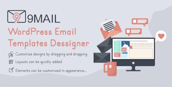 9MAIL v1.0.4 – WordPress Email Templates Designer