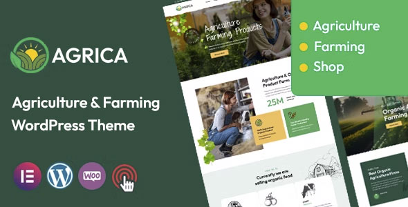 Agrica - Agriculture WordPress Theme