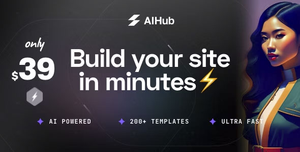 AIHub - AI Powered Startup & Technology WordPress Theme