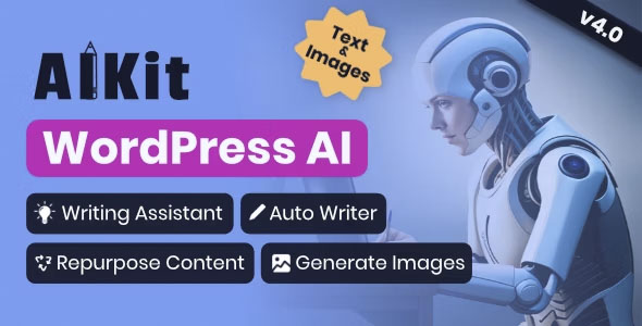 AIKit - WordPress AI Automatic Writer, Chatbot, Writing Assistant & Content Repurpose