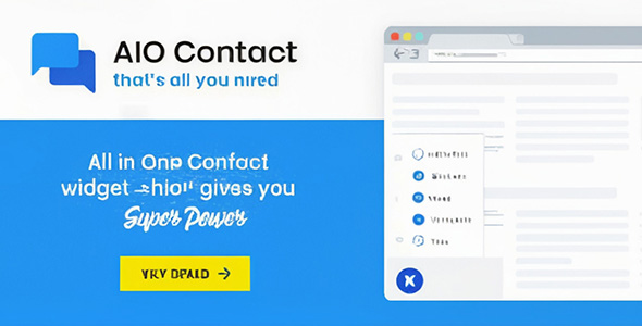 AIO Contact - All in One Contact Widget