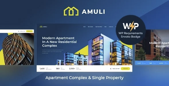 Amuli - Property & Real Estate Marketplace WordPress Theme