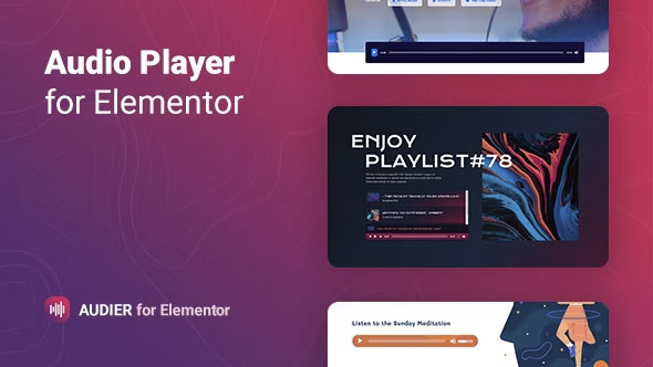 Audier - Audio Player with Controls Builder for Elementor