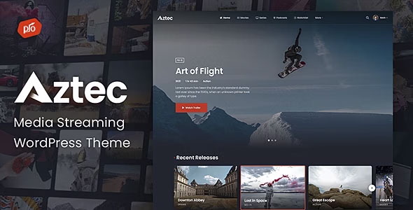 Aztec - Video Streaming & Membership Theme