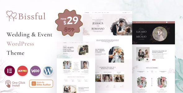 Bissful - Wedding & Event WordPress Theme