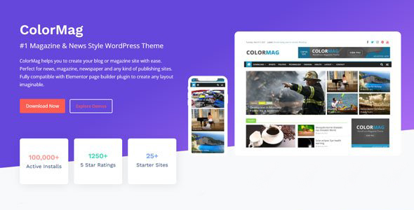 ColorMag Pro 4.1.8 - #1 Magazine & News Style WordPress Theme