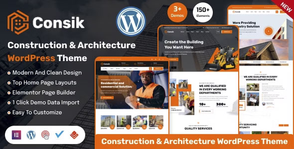 Consik - Construction & Architecture WordPress Theme