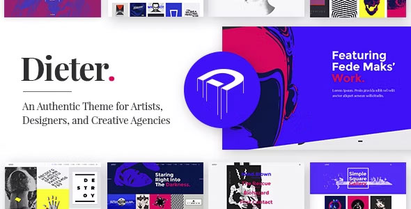 Dieter - Authentic Artist & Creative Design Agency Theme