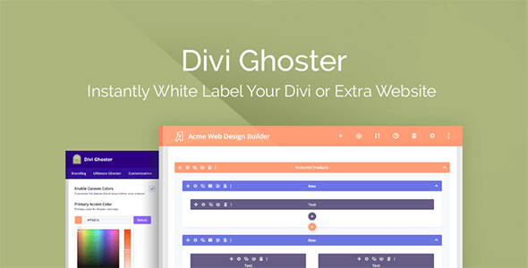 Divi Ghoster - WordPress Plugin For Divi