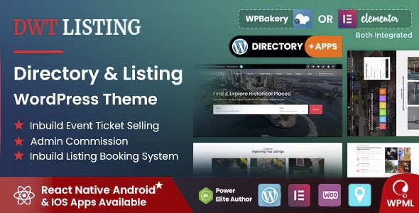 DWT - Directory & Listing WordPress Theme