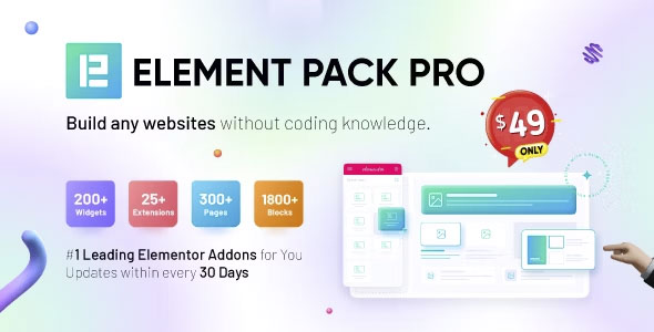 Element Pack - Addon for Elementor Page Builder WordPress Plugin