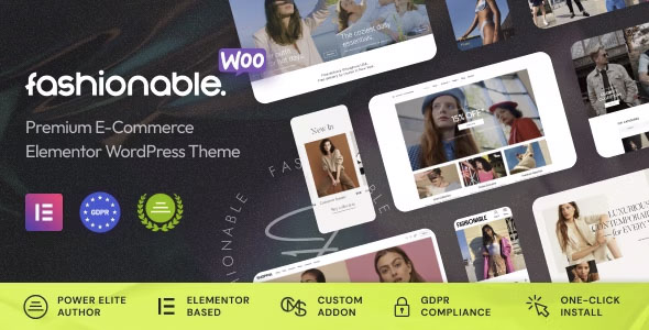 Fashionable - Clothing & Apparel WooCommerce WordPress Theme