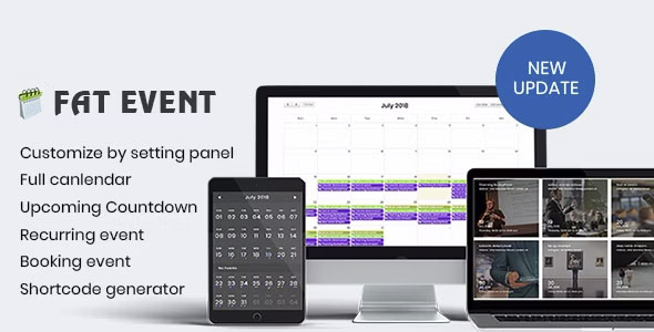 FAT Event - WordPress Event and Calendar Booking