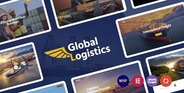 Global Logistics - Transportation & Warehousing WordPress Theme