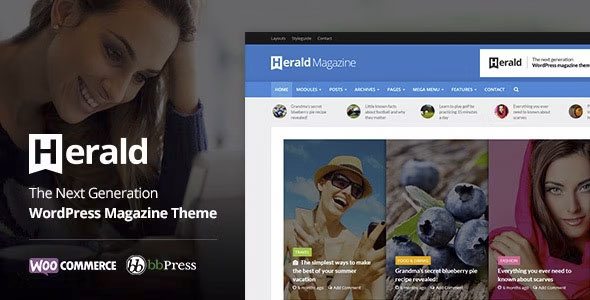 Herald - News Portal & Magazine WordPress Theme