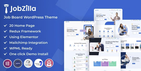 JobZilla - Job Board WordPress Theme