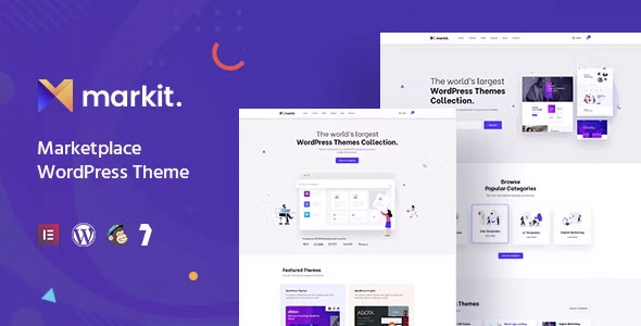 Markite - Digital Marketplace WordPress Theme