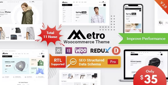 Metro - Minimal WooCommerce WordPress Theme