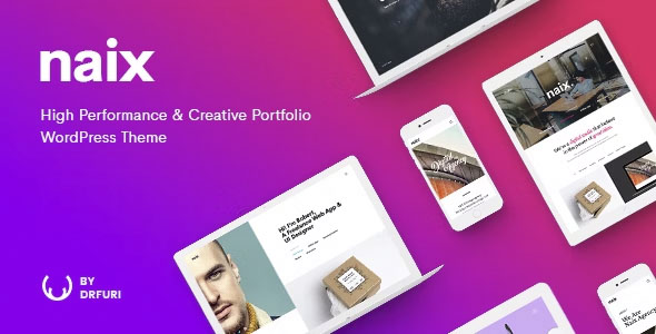 Naix - Creative & High Performance Portfolio WordPress Theme