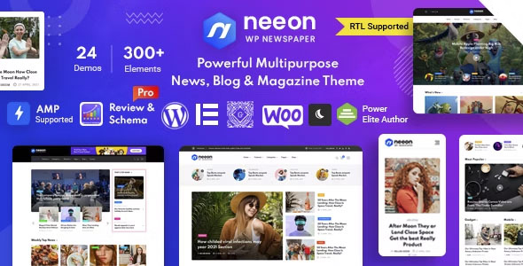 Neeon - WordPress News Magazine Theme