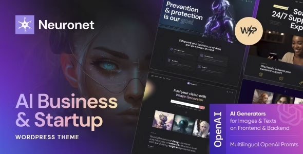 Neuronet - AI Business & Startup WordPress Theme