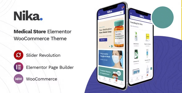 Nika - Medical Elementor WooCommerce Theme