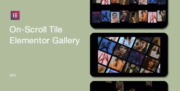 On-Scroll Tile Galleries for Elementor