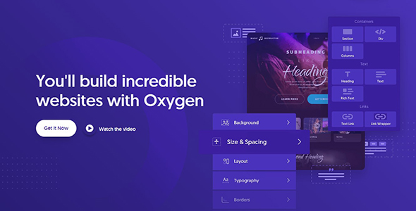 Oxygen - The Visual Website Builder