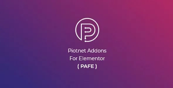 Piotnet Addons Pro For Elementor