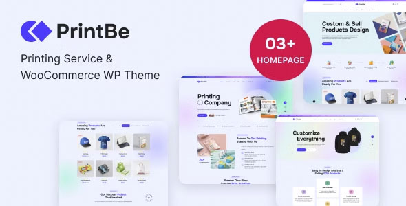 PrintBe - Printing Service & WooCommerce WP Theme