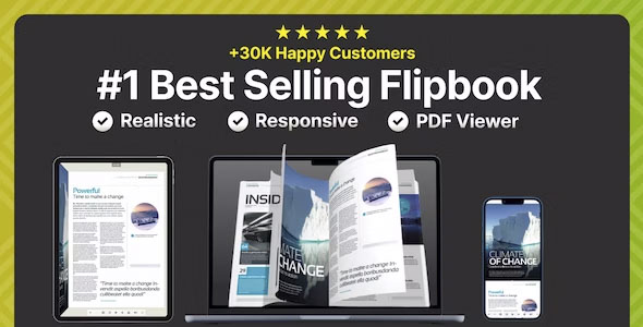 Real 3D FlipBook - WordPress Plugin