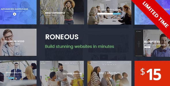 Roneous - Creative Multi-Purpose WordPress Theme