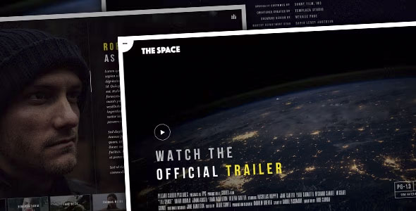 The Space - Single Film Campaign WordPress Theme