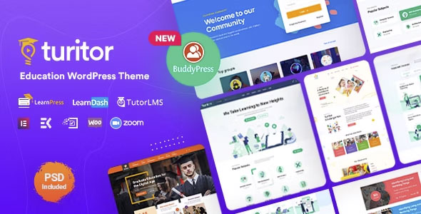 Turitor - LMS & Education WordPress Theme