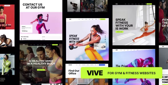 Vive - Fitness Gym WordPress