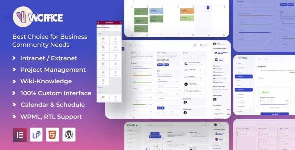 Woffice - Intranet/Extranet WordPress Theme