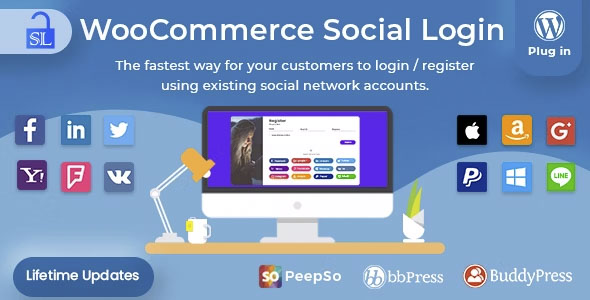 WooCommerce Social Login - WordPress plugin