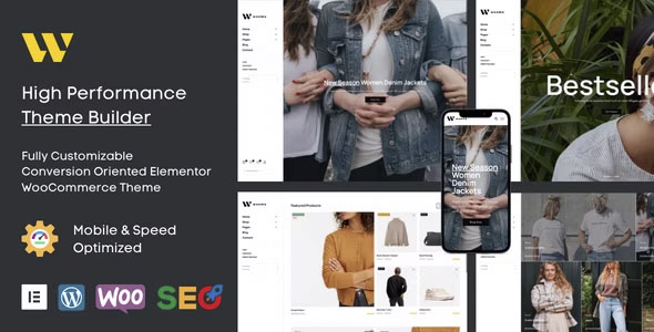 Wooma - Fashion Store Ecommerce Elementor Theme