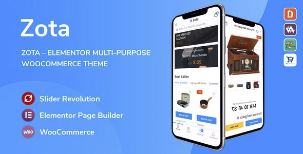 Zota - Elementor Multi-Purpose WooCommerce Theme