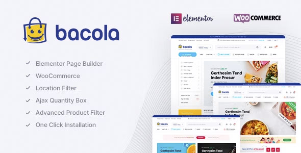 Bacola - Grocery Store and Food eCommerce Theme