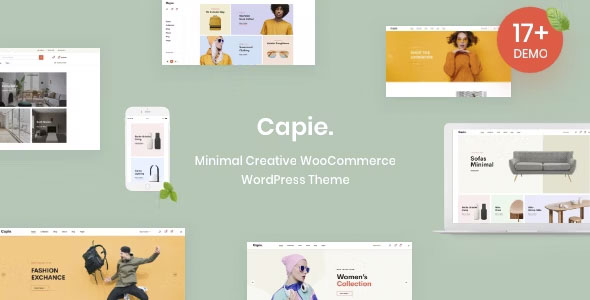 Capie - Minimal Creative WooCommerce WordPress Theme