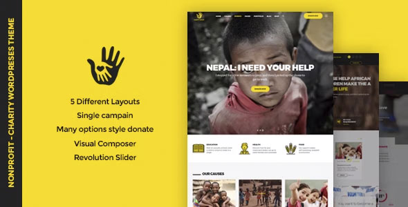 CharityHeart - Charity, Crowdfunding, Nonprofit Theme