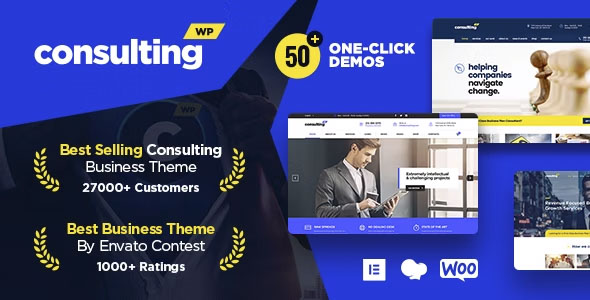 Consulting - Business, Finance WordPress Theme