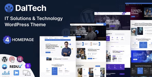 Daltech - IT Solutions & Technology WordPress Theme