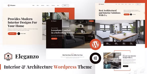 Eleganzo - Interior & Architecture WordPress Theme