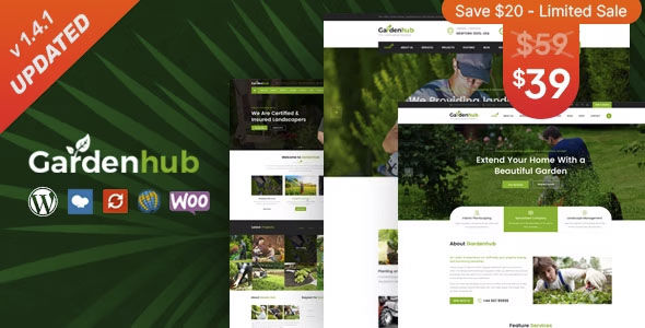 Garden HUB - Lawn & Landscaping WordPress Theme