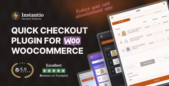 Instantio – WooCommerce Quick Checkout - Direct Checkout, Floating Cart, Side Cart & Popup Cart