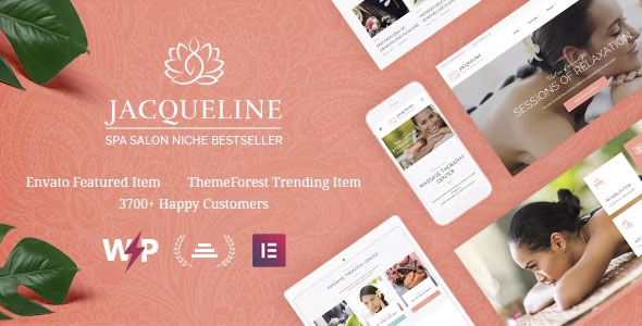 Jacqueline - Spa & Massage Salon Beauty WordPress Theme