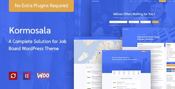 Kormosala – Job Board WordPress Theme